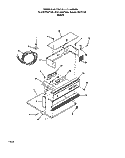 CONTROL PANEL Diagram and Parts List for B5007X0  Roper Range