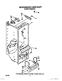 REFRIGERATOR LINER Diagram and Parts List for TS22AWXXN00  Whirlpool Refrigerator