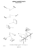 WIRING HARNESS Diagram and Parts List for DU7200XS3  Whirlpool Dishwasher