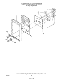 CONTROL COMPONENT Diagram and Parts List for RM278BXS0  Whirlpool Microwave Oven Combo