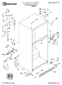CABINET Diagram and Parts List for 3XKVN515002  Whirlpool Refrigerator