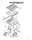 COMPARTMENT SEPARATOR Diagram and Parts List for ET20ZKXXW01  Whirlpool Refrigerator