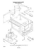 STIRRER DRIVE Diagram and Parts List for KEMI300VBL0  KitchenAid Microwave Oven Combo