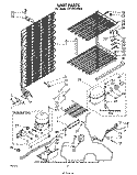 Part Location Diagram of 1105630 Whirlpool Mounting Bracket (Precooler)