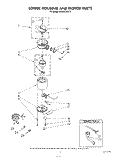 SECTION Diagram and Parts List for 6KCDC250T0  KitchenAid Food Waste Disposer
