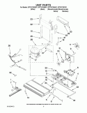 UNIT PARTS Diagram and Parts List for GI7FVCXWY01  Whirlpool Refrigerator