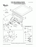 Part Location Diagram of W10111063 Whirlpool HARNS-WIRE