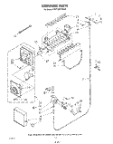 ICE MAKER , NOT ILLUSTRATED Diagram and Parts List for KTRF22MTAL00  Whirlpool Refrigerator