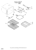 OVEN, LIT/OPTIONAL Diagram and Parts List for REE34001  Roper Range