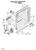 Part Location Diagram of W10071150 Whirlpool Wiring Harness Main
