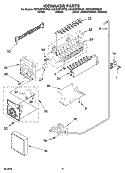 Part Location Diagram of 8201805 Whirlpool Previous Architect Series Hand