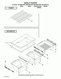 Part Location Diagram of WPW10308861 Whirlpool Crisper Pan