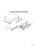 TOP GRILLE AND UNIT COVER Diagram and Parts List for KSSS42MAX01  KitchenAid Refrigerator