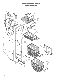 FREEZER LINER Diagram and Parts List for ED25DWXTM01  Whirlpool Refrigerator