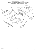 TOP VENTING, OPTIONAL Diagram and Parts List for GBD307PDS6  Whirlpool Wall Oven
