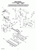 UNIT PARTS Diagram and Parts List for EB9FVHXVB00  Whirlpool Refrigerator