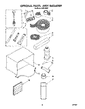 OPTIONAL Diagram and Parts List for ACR124XR1  Whirlpool Air Conditioner