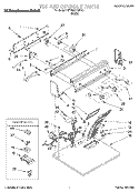 SECTION Diagram and Parts List for KEYE677BWH3  KitchenAid Dryer