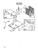 SECTION Diagram and Parts List for AD0482XS0  Whirlpool Dehumidifier