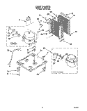 SECTION Diagram and Parts List for SDH501B20  Whirlpool Dehumidifier