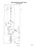 BRAKE AND DRIVE TUBE Diagram and Parts List for LA6058XTM0  Whirlpool Washer