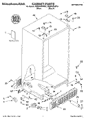 Part Location Diagram of LIT2216951 Whirlpool Literature Parts (Service & Wiring Sheet)