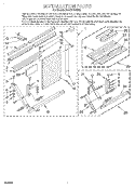 INSTALLATION Diagram and Parts List for BHAC1800BS2  Whirlpool Air Conditioner