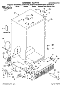 CABINET PARTS Diagram and Parts List for GS2SHAXNL01  Whirlpool Refrigerator