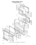FREEZER DOOR Diagram and Parts List for ET22MTXPWR0  Whirlpool Refrigerator