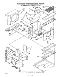 SECTION Diagram and Parts List for AKFW1140  Whirlpool Air Conditioner