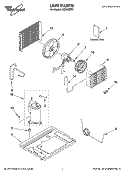 UNIT PARTS Diagram and Parts List for ACD052PS7  Whirlpool Air Conditioner