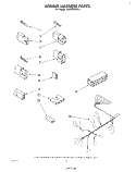 WIRING HARNESS Diagram and Parts List for DU5504XM0  Whirlpool Dishwasher