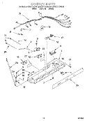 CONTROL Diagram and Parts List for KSRP27QDBL00  KitchenAid Refrigerator