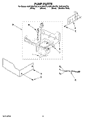 PUMP PARTS Diagram and Parts List for KUIS18NNTS0  KitchenAid Ice Maker