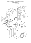 AIR FLOW AND RESERVOIR Diagram and Parts List for KSSP48QJS00  KitchenAid Refrigerator
