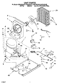 UNIT PARTS Diagram and Parts List for KUIS18NNJB5  KitchenAid Ice Maker