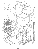 LOWER OVEN Diagram and Parts List for RM778PXT5  Whirlpool Microwave Oven Combo