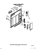 INNER DOOR Diagram and Parts List for TUD2000W1  Whirlpool Dishwasher