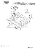 Part Location Diagram of WP3191901 Whirlpool Range Medium Burner Cap