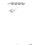 MISCELLANEOUS Diagram and Parts List for GU940SCGB3  Whirlpool Dishwasher