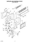 Part Location Diagram of 4363526 Whirlpool SCREW