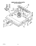 DOOR AND LATCH Diagram and Parts List for KUDS230Y1  KitchenAid Dishwasher