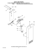 AIR FLOW PARTS Diagram and Parts List for GSS30C7EYF02  Whirlpool Refrigerator