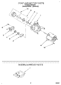 PUMP AND MOTOR, MISCELLANEOUS Diagram and Parts List for WU3000Y0  Roper Dishwasher