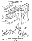 BREAKER AND PARTITION Diagram and Parts List for ET20AKXLWR0  Whirlpool Refrigerator