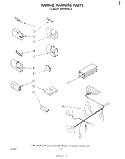 WIRING HARNESS Diagram and Parts List for DU5503XL0  Whirlpool Dishwasher