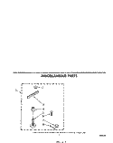 MISCELLANEOUS Diagram and Parts List for LA6400XPW4  Whirlpool Washer