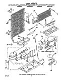 Part Location Diagram of 9791825 Whirlpool Heat Exchanger