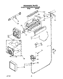 Part Location Diagram of LIT2155535 Whirlpool Service & Wiring Sheet