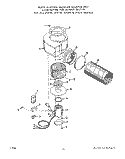 BLOWER Diagram and Parts List for 2141W1E  Roper Range